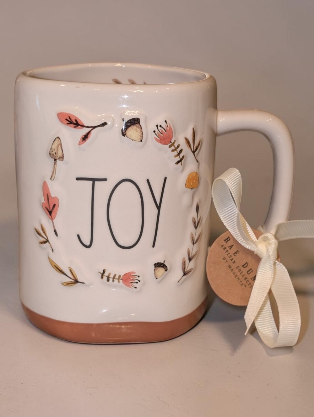 Rae Dunn JOY Ceramic Mug